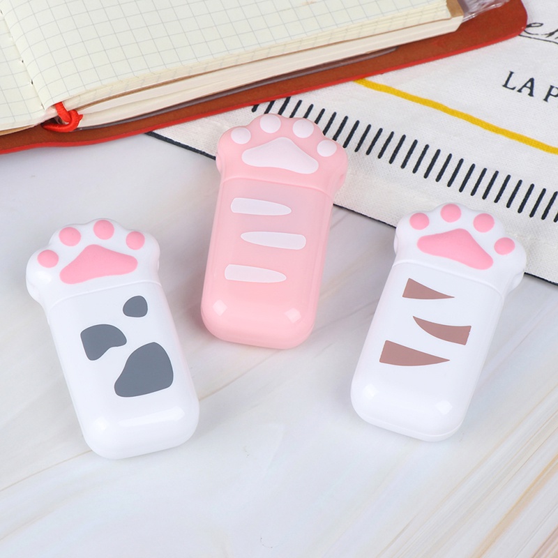 {LUCKID}Cat Claw Decorative Correction Tape Diary Stationery Office Cute School Supply