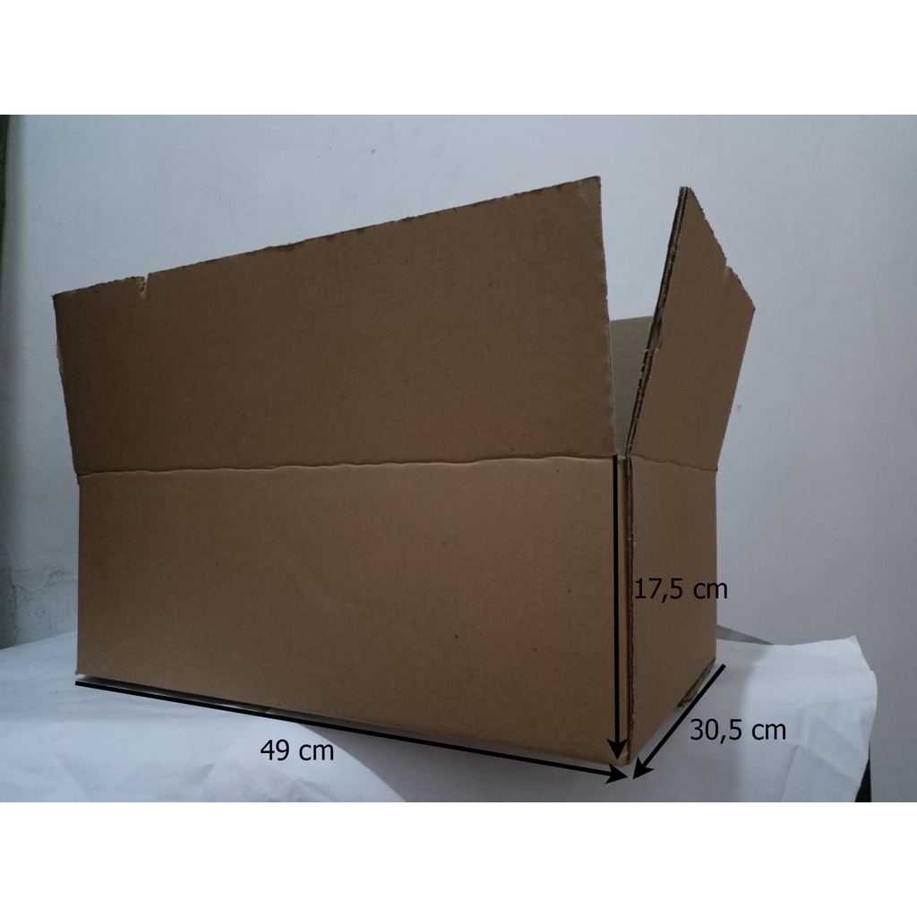 

Kardus - Polos - Double Wall - 49 x 30,5 x 17,5