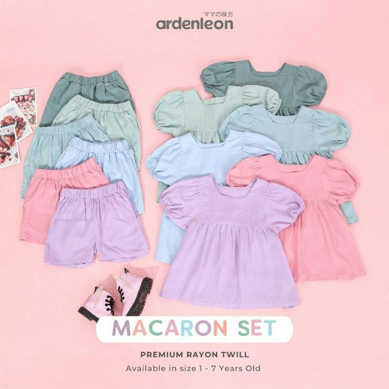 Ardenleon Macaron Peplum Set