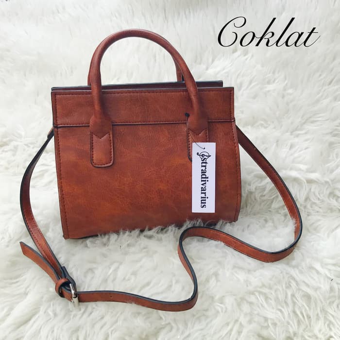 TAS  Tas Wanitas Stradivarius Handbag / Stradi sling bag - Hitam  IWAZAH OFFICE