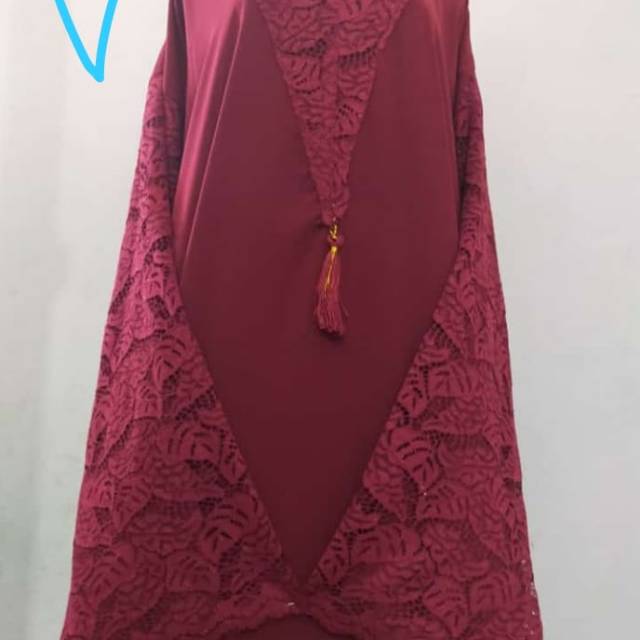 Abaya sholat wolfis mix bruklat