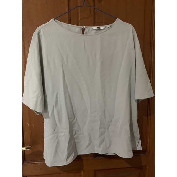 preloved uniqlo wanita original kemeja atasan