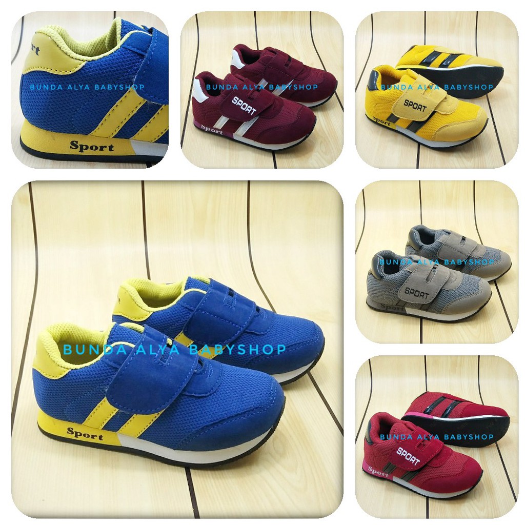 Sepatu Anak Laki  2 3 4 5 6 Tahun Rejek Minus Sedikit Banyak Warna [SENDAL ANAK REJECT] - Sepatu Anak Sport