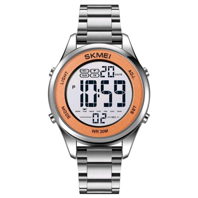 Jam Tangan SKMEI 1849 Jam Tangan Pria Wanita Digital Sport Watch Tali Stainless Steel