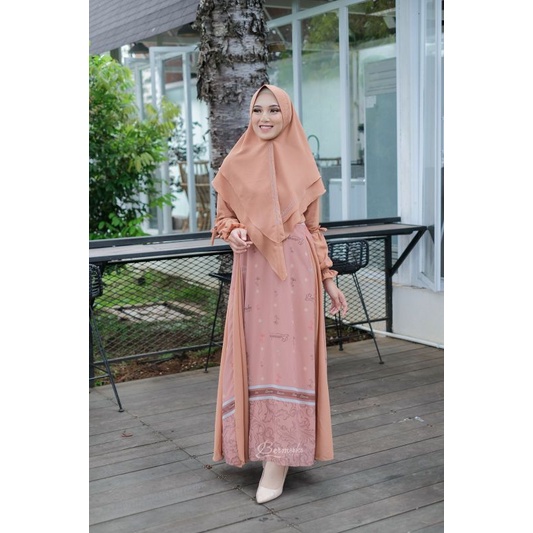 Original Bermerks syar'i|Jaminan ori Berlabel| Alana Marina set syari ORI Bermerks Syari