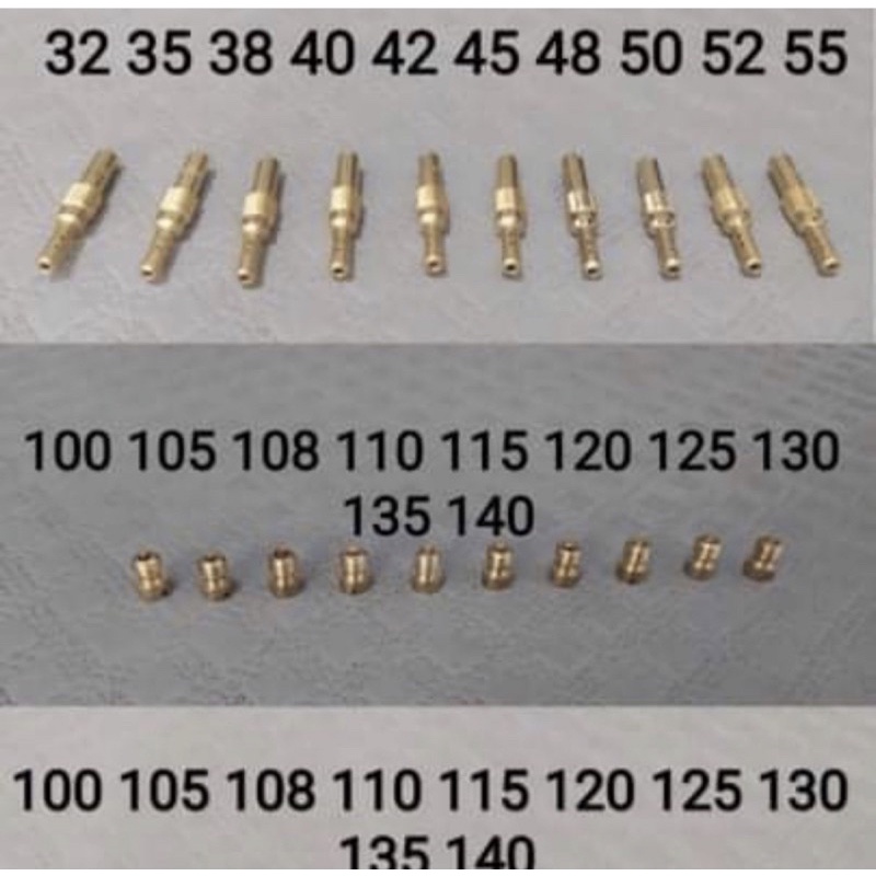 Jual PILOT JET MAIN JET PJ MJ PWK PWL TIGER GLPRO DLL DKK UKURAN READY