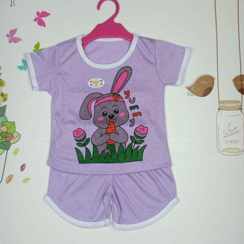 [Ss-7031c] Setelan Anak Chupa Chups / Setelan Retro / Pakaian Anak Kasual / Baju Bermain / Play Suit