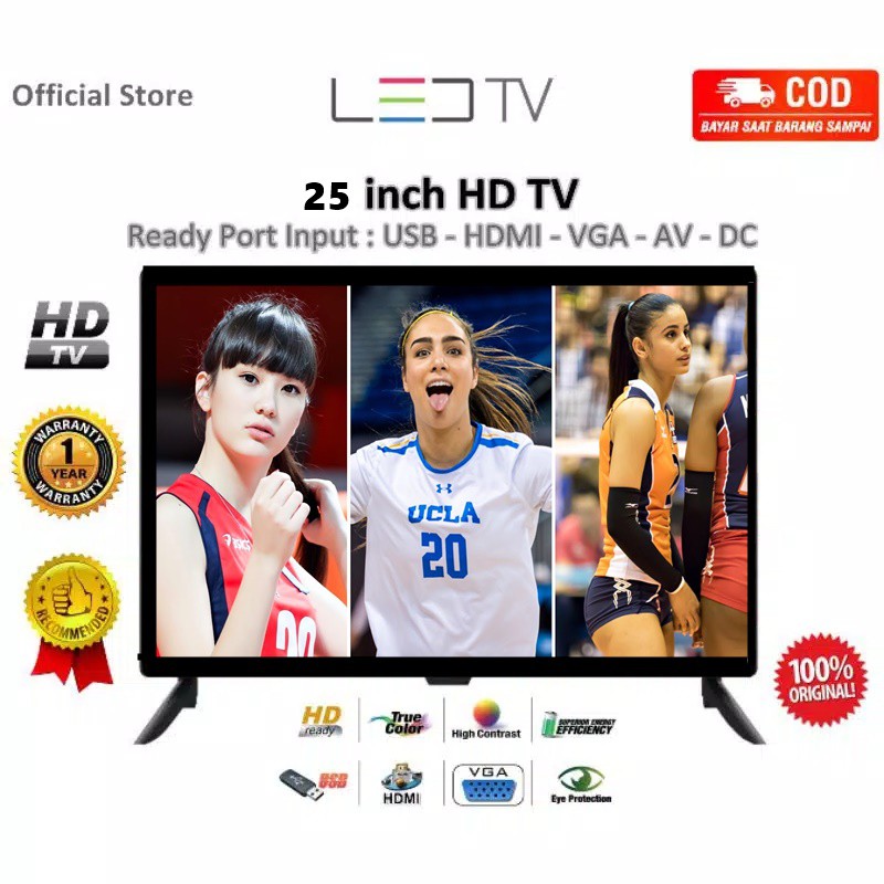 TV LED DIGITAL  WEYON SIVATEL 25 INCI BISA USB-HDMI-VGA-AV