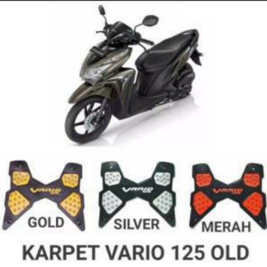 Karpet Bordes Pijakan Alas Kaki Honda Vario 125 Old Bohlam Tahun 2012 2013 2014