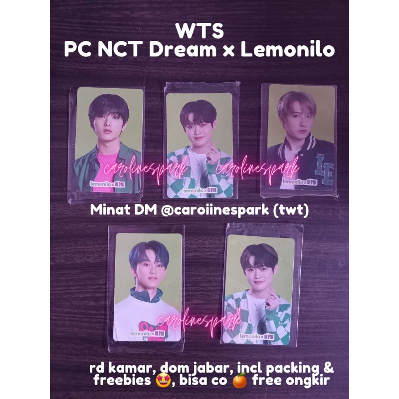 PC Lemonilo x NCT Dream Mark Renjun Jisung Chenle