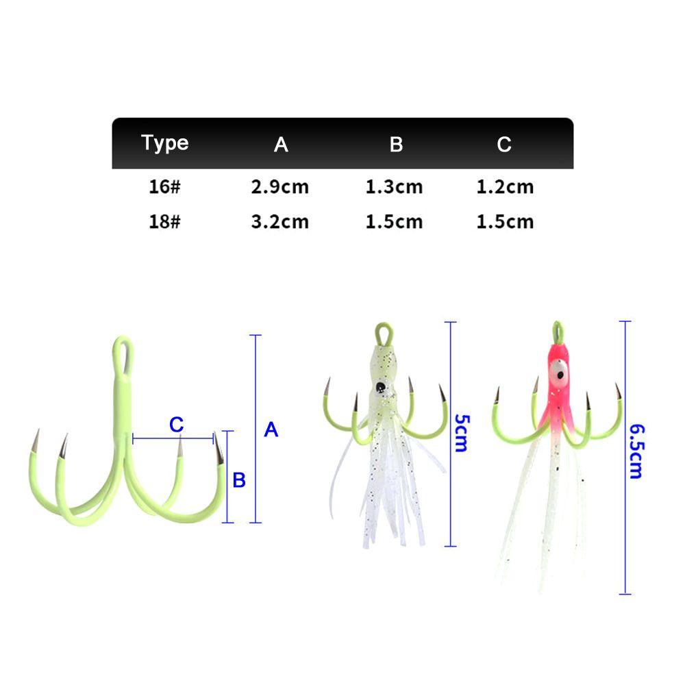 TOP 6/10pcs Anchor Hook Artifisial Tajam Empat Cakar Kait Memancing Umpan Hooks