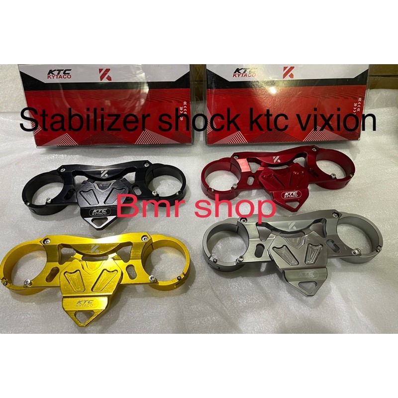 Stabiliser shock depan merk ktc kytaco bahan cnc pnp vixion old vixion new nvl vixion new nva
