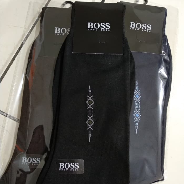  kaos  kaki kerja formal pria  dewasa merk  boss Shopee 