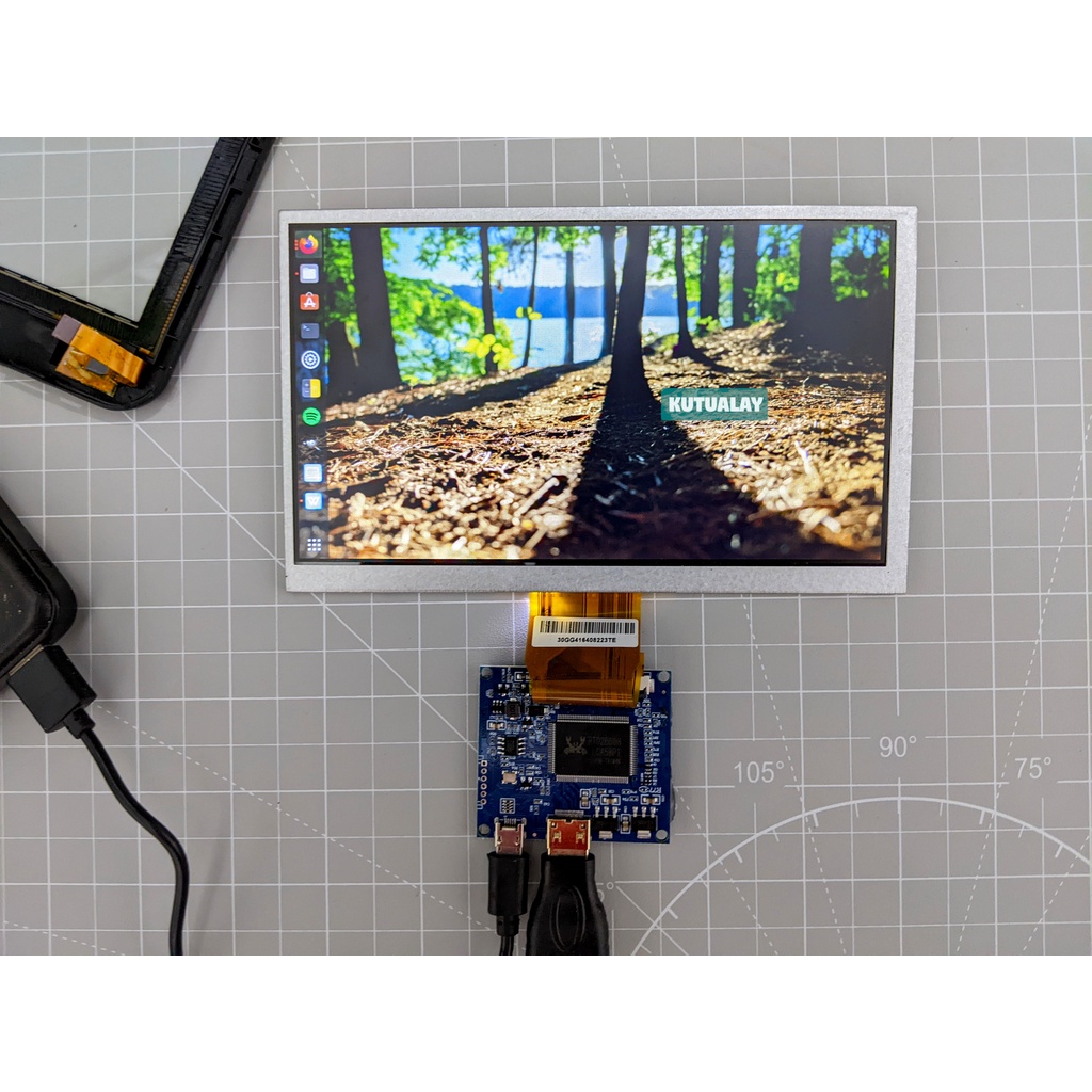 Modul Board Mini Input Mini HDMI 5v Micro HDMI LCD TTL 50 Pin