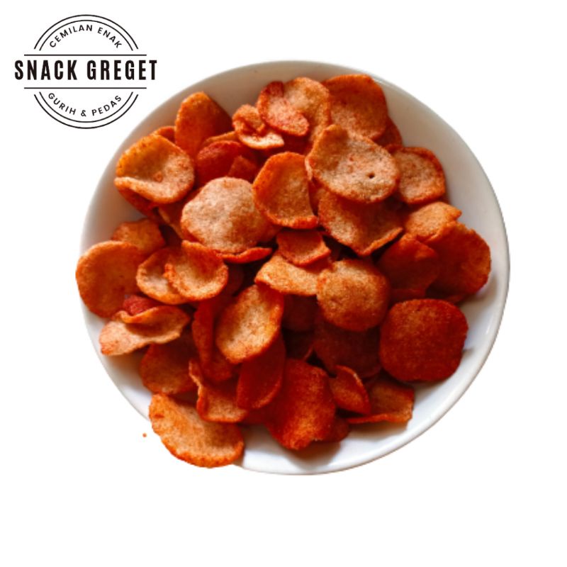 

Kerupuk Basreng 225g / Cemilan enak / Cemilan Gurih / Pedas