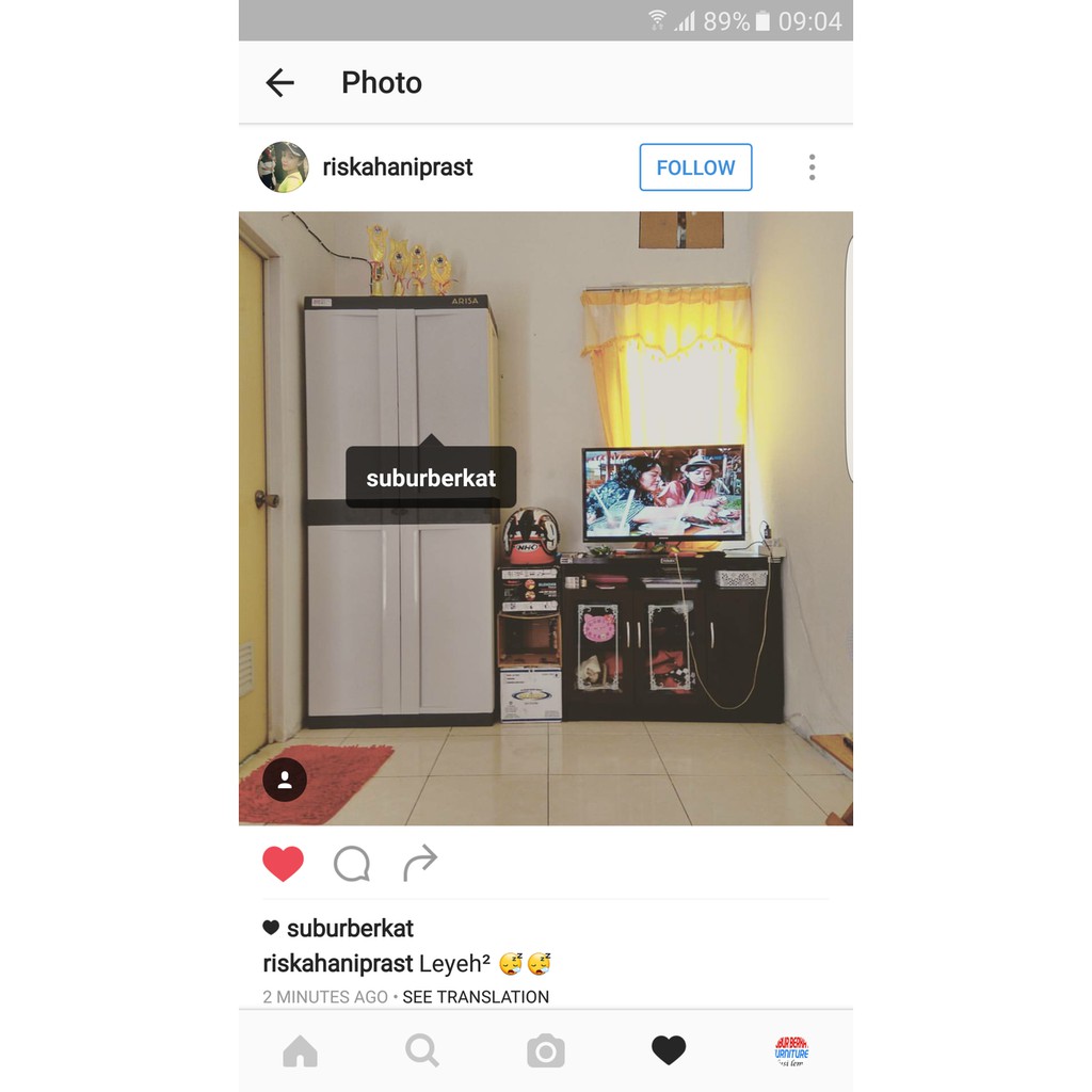 Promo  Lemari plastik ARISA  Limited