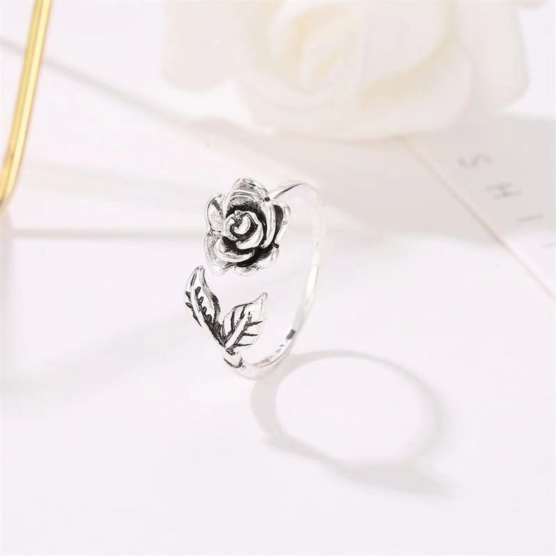 [COD] Cincin Wanita Motif Bunga Korean Aksesoris Fashion Import