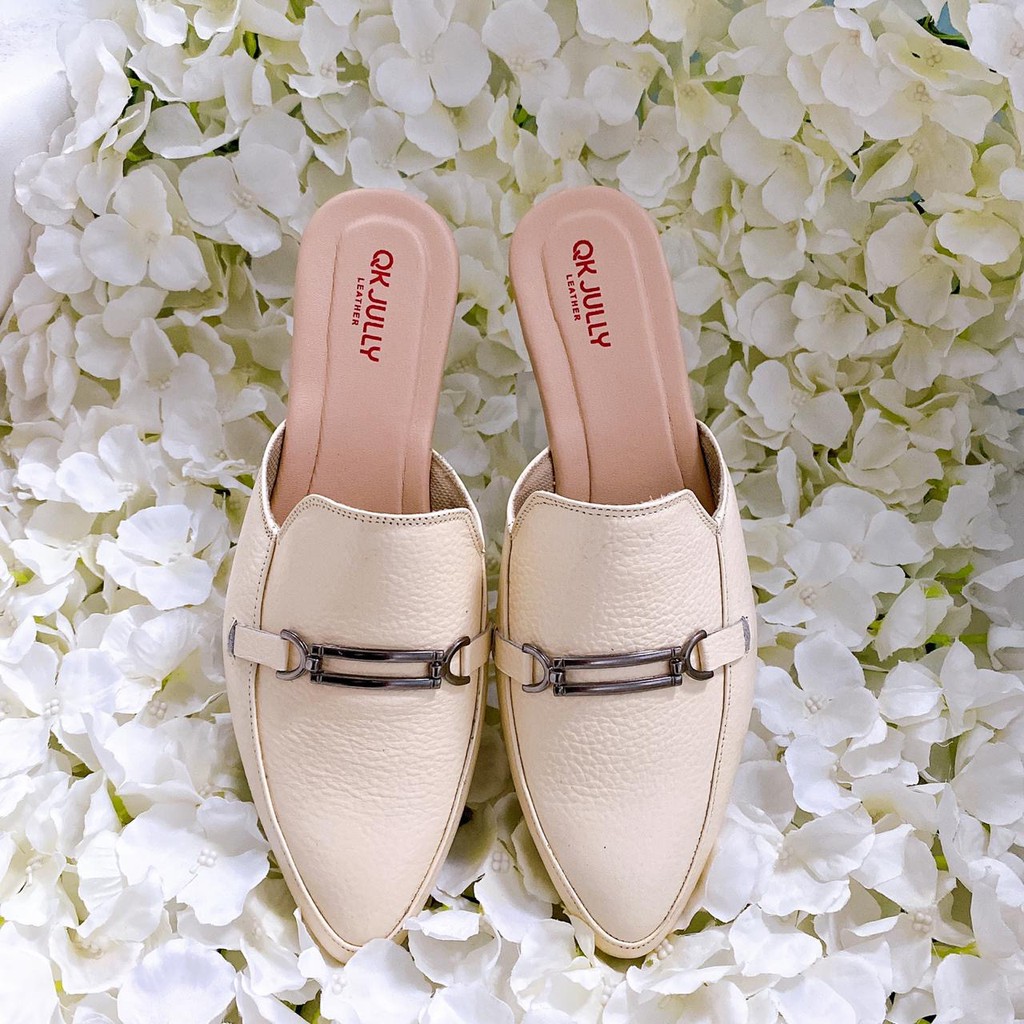 Sandal kulit wanita SANDAL SLIP ON SANDAL TUTONG SANDAL KULIT ASLI GARUT SUKAREGANG