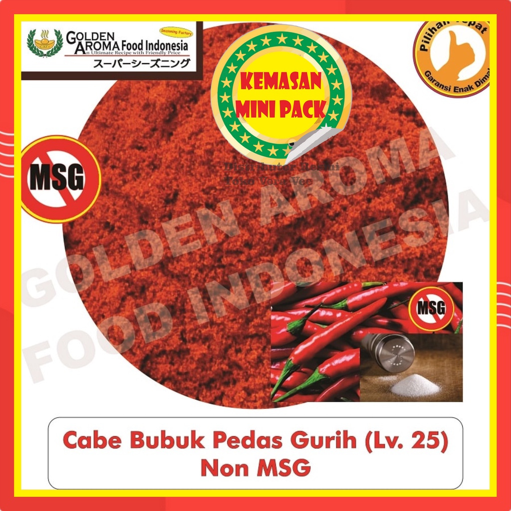 

Cabe Bubuk Pedas Gurih Level 25 Non MSG 50Gr Bubuk Cabe Pedas Gurih Level 25 Non MSG Makanan Bisa Kiloan Chilli Powder Super Pedas Aneka Bahan Instan Murah Enak Terbaik Kering Terjamin Halal Premium Sushi Bukan 100Gr 100 Gram Aida Jepang Antaka Thailand