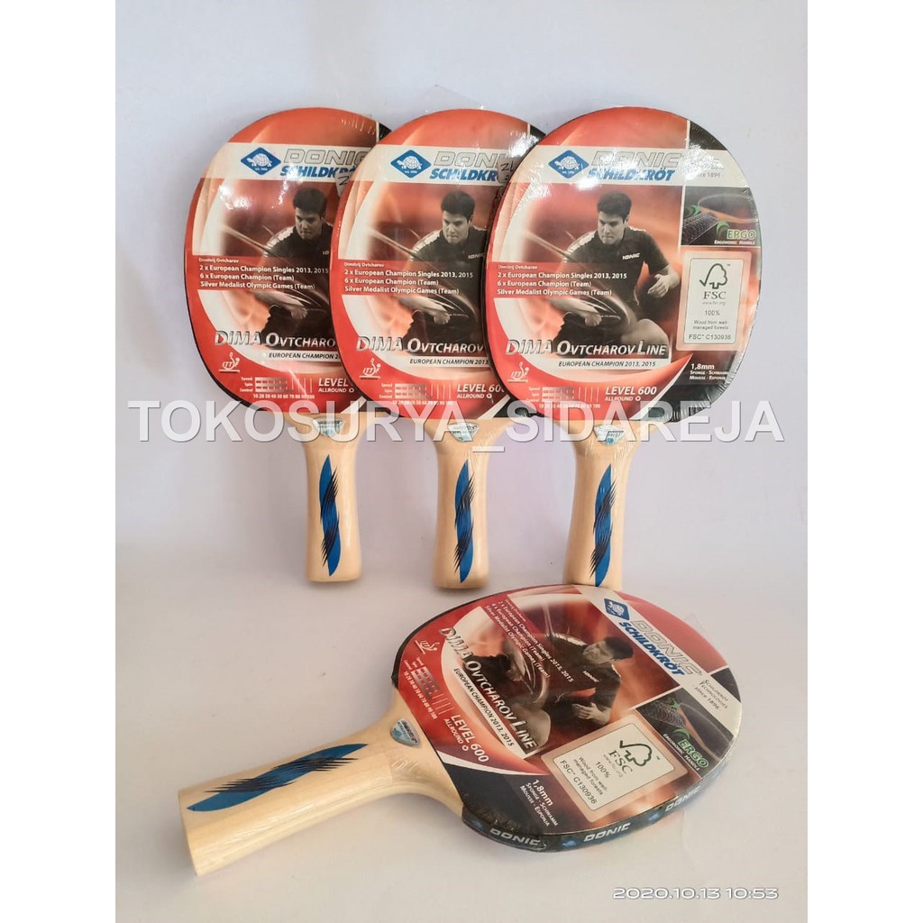 BET/BAT TENIS MEJA DONIC SCHILDKROT LEVEL 600