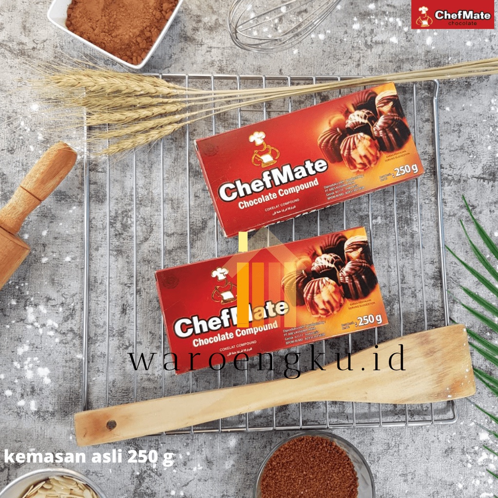 

CHEFMATE DARK CHOCOLATE COMPOUND 250GR/COKELAT/COKELAT BATANG