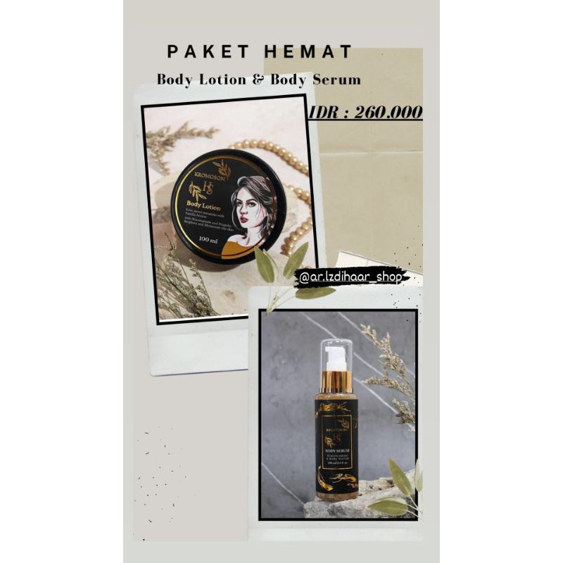 HB KROMOSOM PAKET HEMAT BODY LOTION BASIC 100ml + BODY SERUM