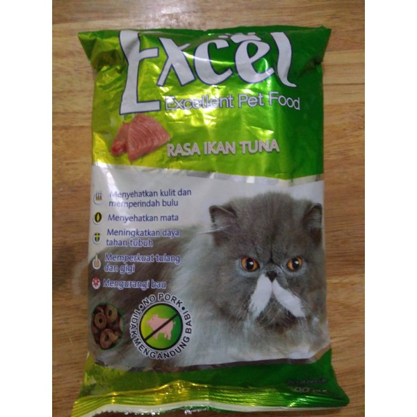 Makanan kucing excel 500gr