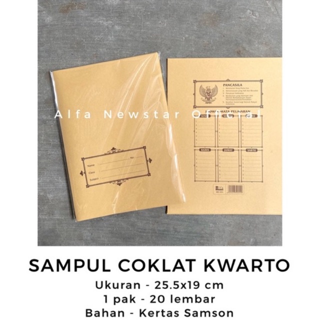 

Sampul Buku Coklat Samson Nama KWARTO