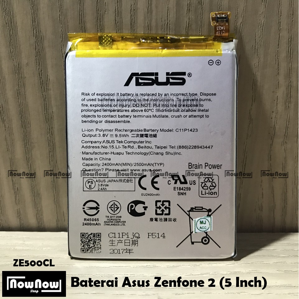 Baterai Asus Zenfone 2 5 Inch ZE500CL Z00D Original Batre Batrai Battery HP Zenphone