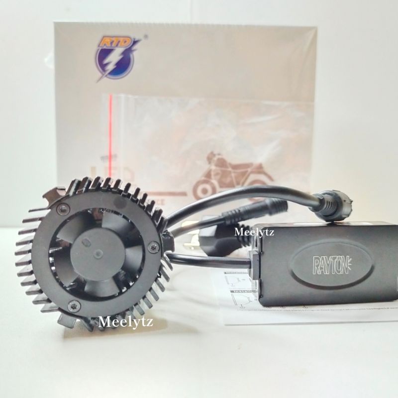 Lampu utama Led RTD M01X Mini Projector H4 cut off motor mobil