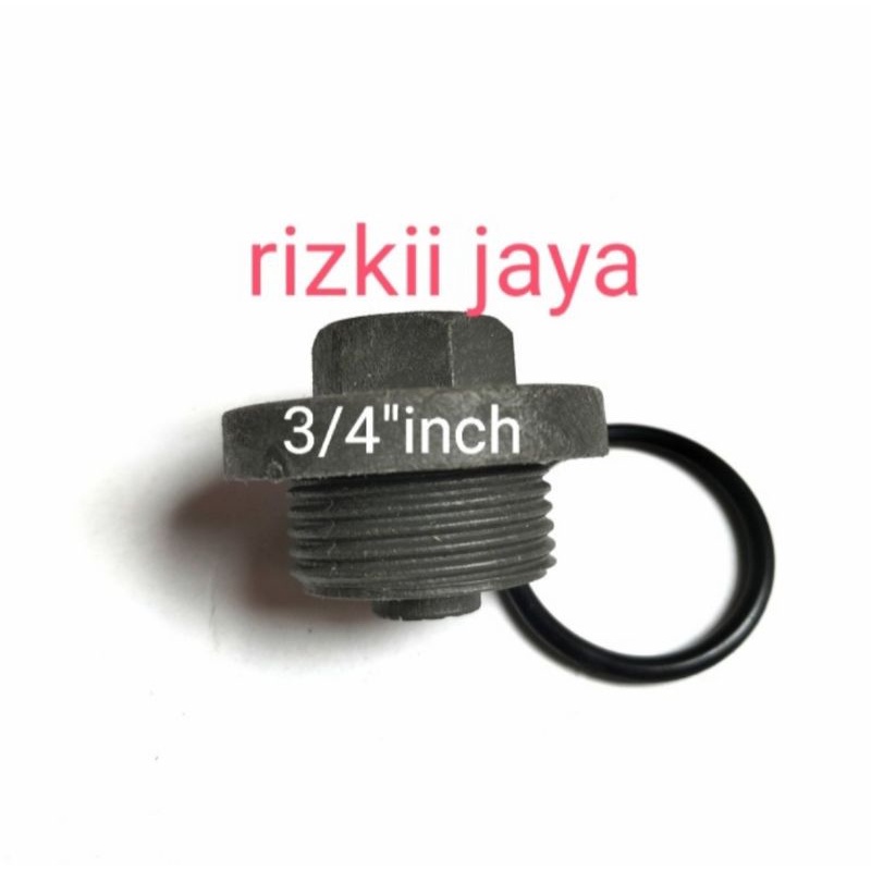 Tutup Pancing Pompa Air 3/4"inch/Hexagonal Pvc/Sanyo Air