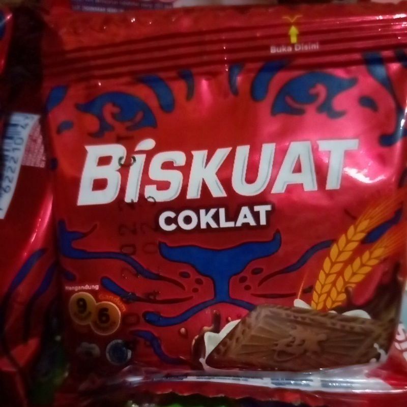 Biskuat Biskuit Chocolate Mini 10g Renceng Isi 10 Bks Cemilan Jajanan Anak Sekolah