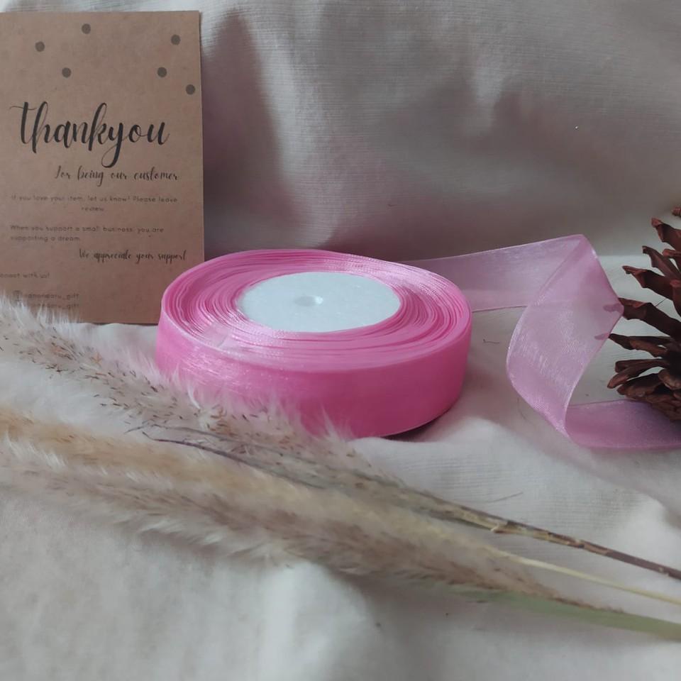 

Banyak Dicari Pita Organdi Pink 2.5 CM [Anandaru Gift] Get Now