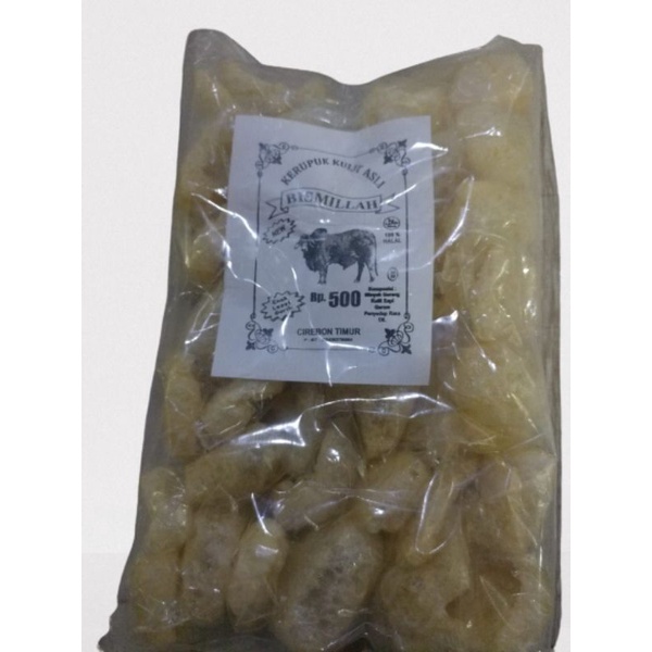 

KRUPUK KULIT SAPI ASLI KHAS CIREBON 1 PAK