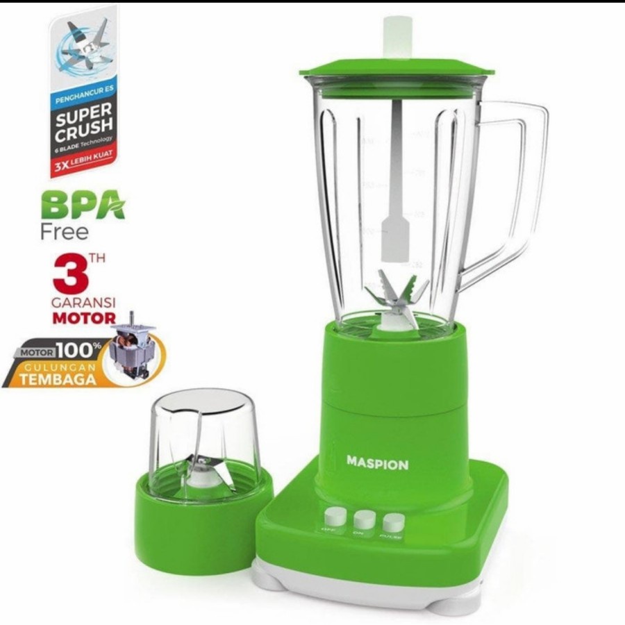 Blender Maspion Kaca MT1272GL / Blender Kaca Maspion 2in1 MT 1272GL