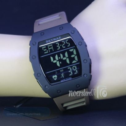 jam tangan original SKYMAX 2118 G water resistance tahan air Standar MILITER tahan beku