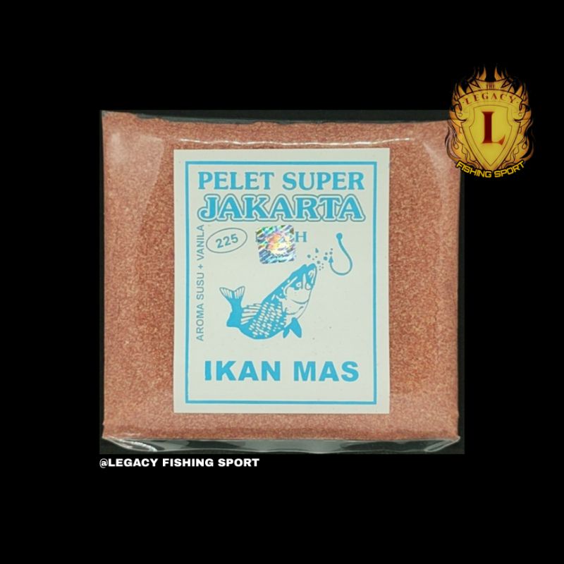 UMPAN PANCING PELET SUPER JAKARTA 225 MERAH IKAN MAS