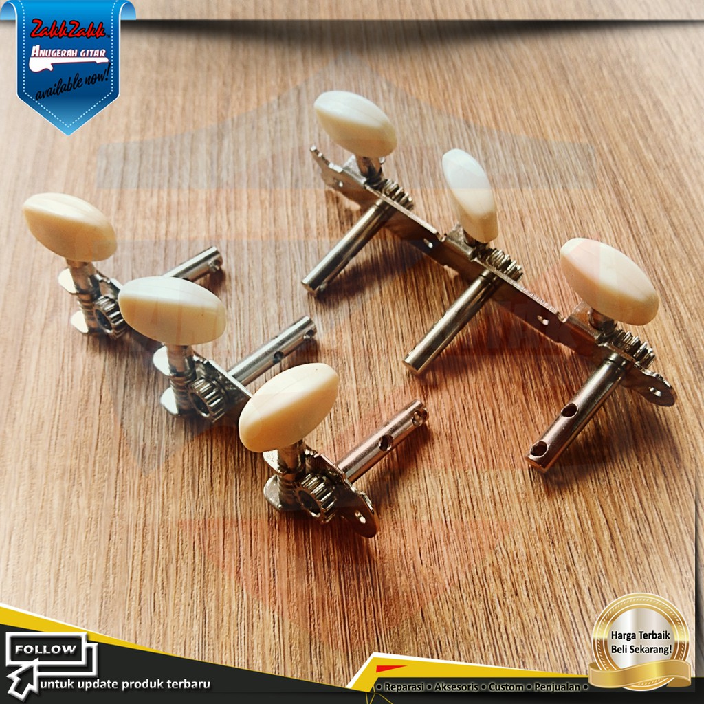 Tuning Keys Pegs Machine Ekonomis Untuk Gitar Classic/Akustik