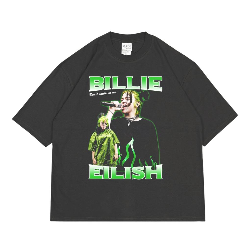 KAOS VINTAGE OVERSIZE BILLIE EILISH | UNISEX | KAOS OVERSIZE BILLIE EILISH | BILLIE EILISH TEES
