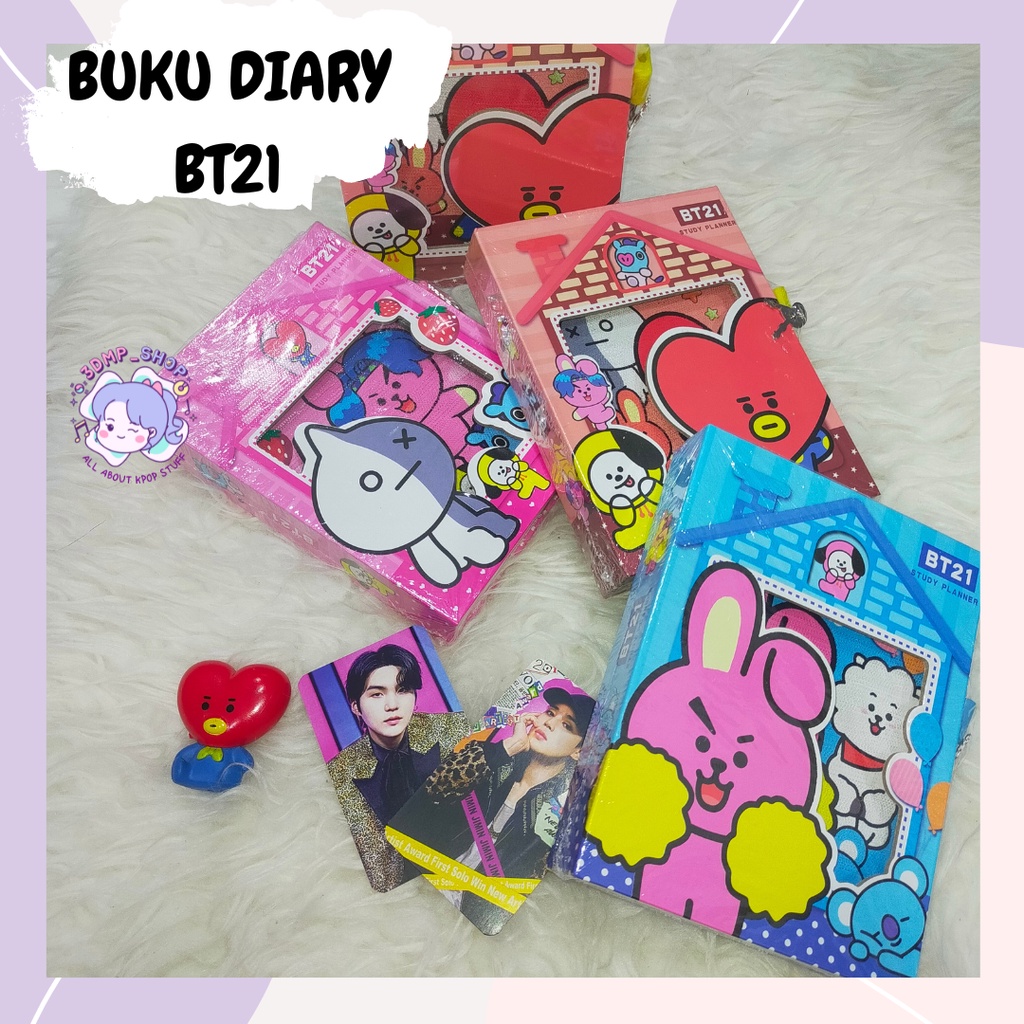 Buku Notes diary bt21