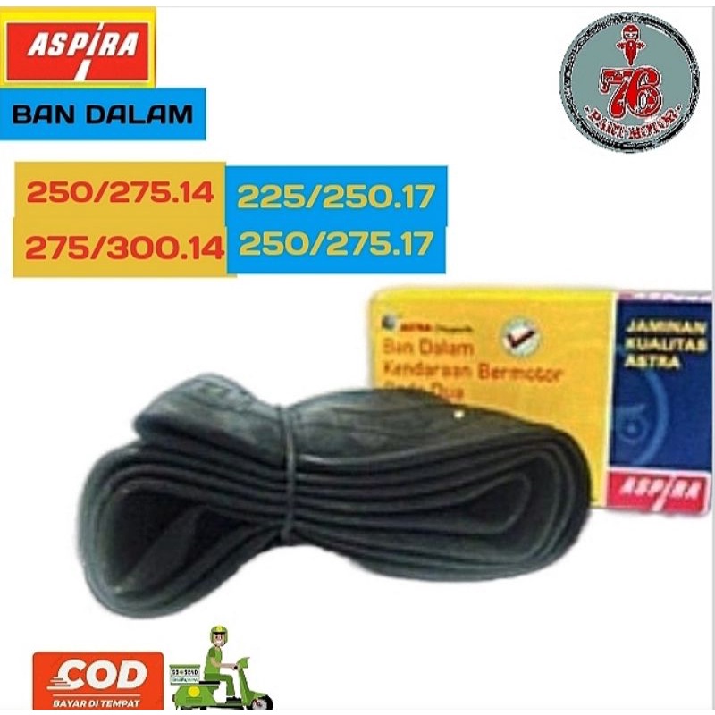 BAN DALAM ASPIRA ( 250/275 14. 275/300 14. 225/250 17. 250/275.17)