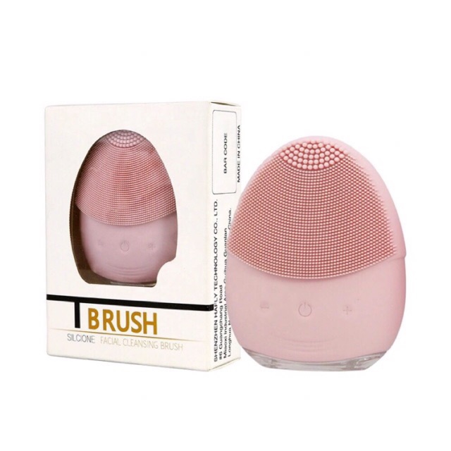 Facial Cleansing Brush Rechargeable Waterproof Pembersih Wajah Elektrik