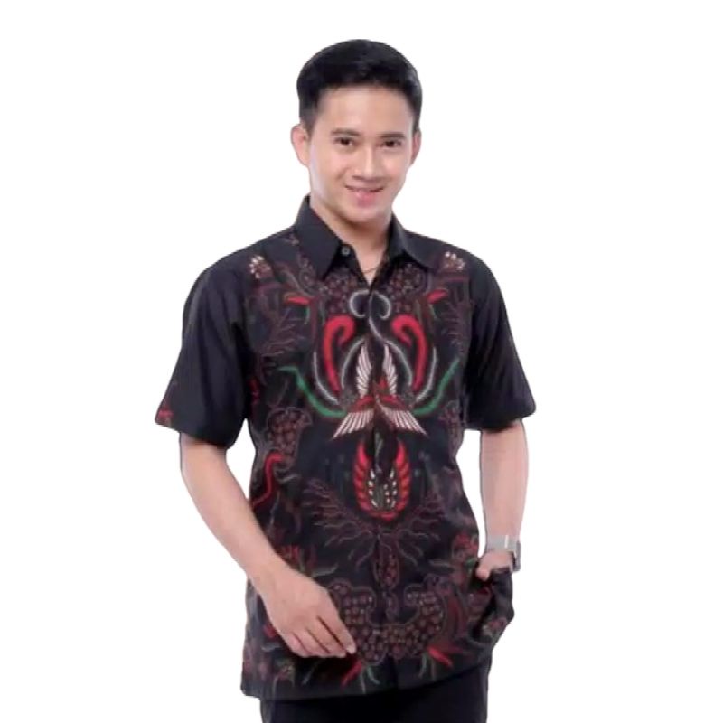 Kemeja batik pria lengan pendek reguler | Baju batik pria lengan pendek premium