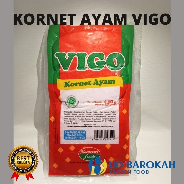 

Vigo kornet ayam 430 gram isi 4