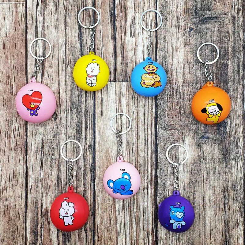 Gantungan kunci squisy BTS lucu unik imut