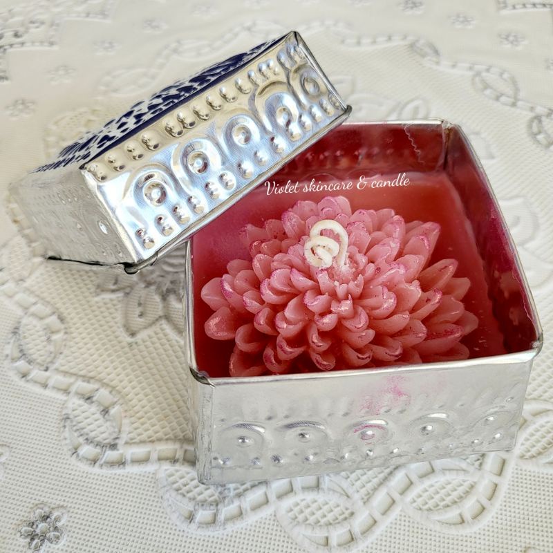 Lilin aromaterapi bunga flower aromatherapy candle