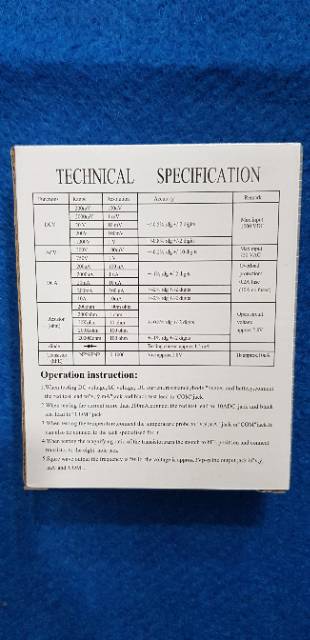 Multitester digital Rocia DT 830 - Avometer - Multimeter