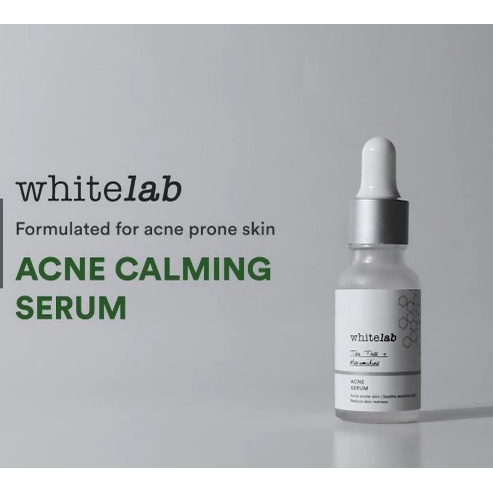 [COD] WHITELAB ACNE CALMING SERUM TEA TREE HEXAMIDINE &amp; CICA UNTUK WAJAH BERJERAWAT I 20ML ORI BPOM