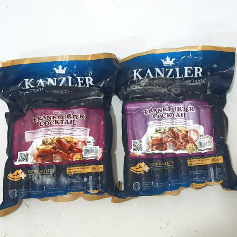 

Kanzler frankfurter coctail 500 gram