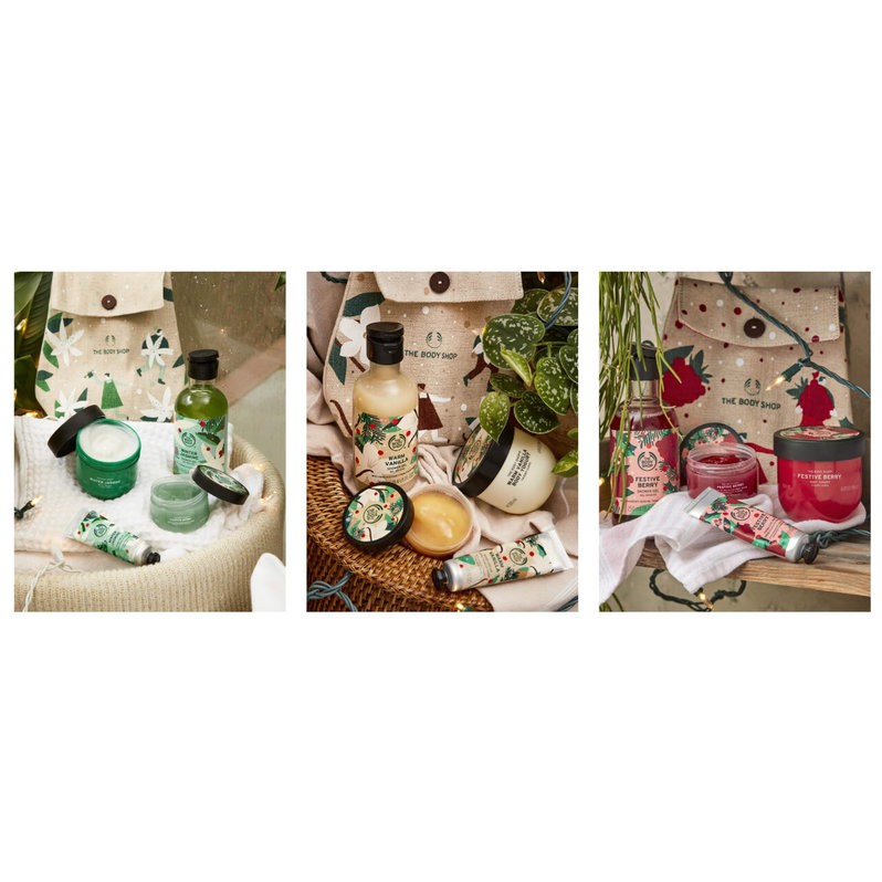(Ori) The Body Shop GIFT Winter Jasmine Festive Berry Warm Vanilla Series Limited Edition SEASONAL